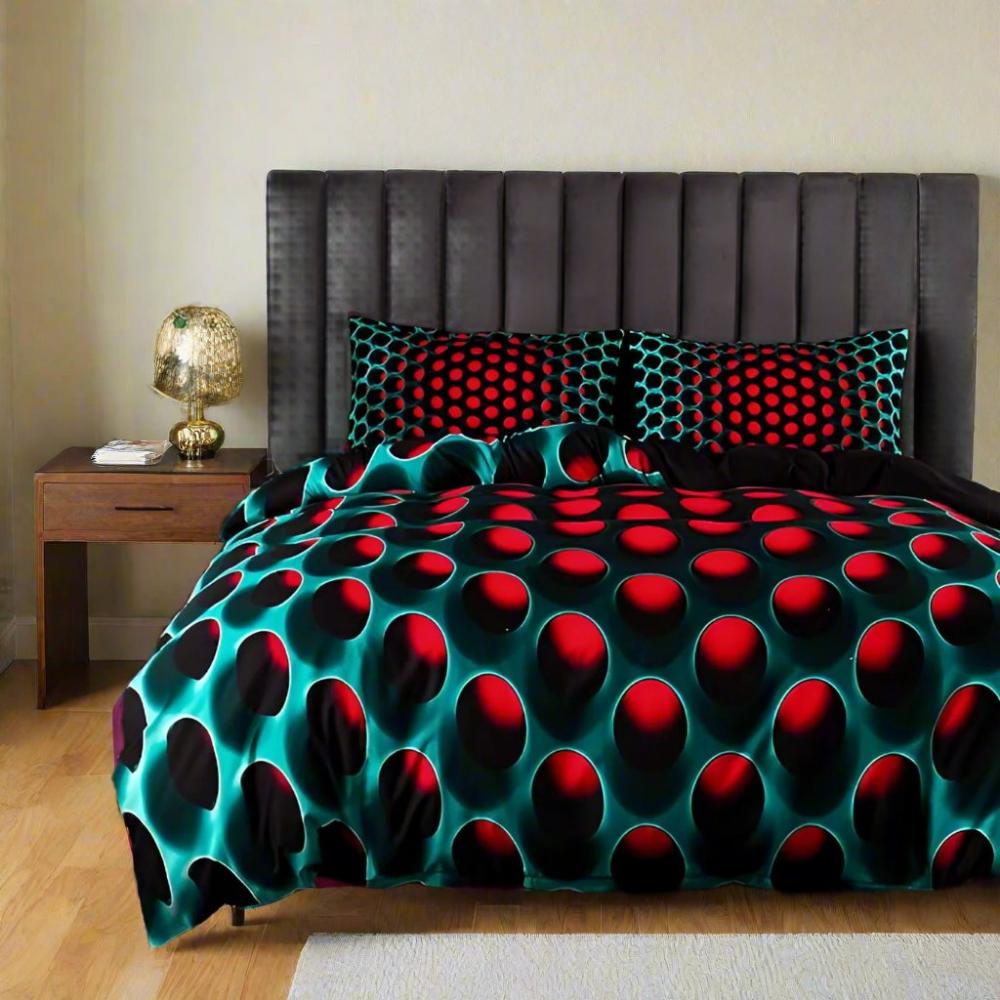 Juego de ropa de cama de 3 piezas Cosmic Vortex