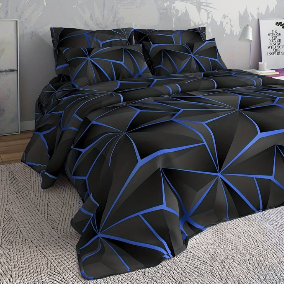 Juego de ropa de cama de microfibra de estilo hotelero