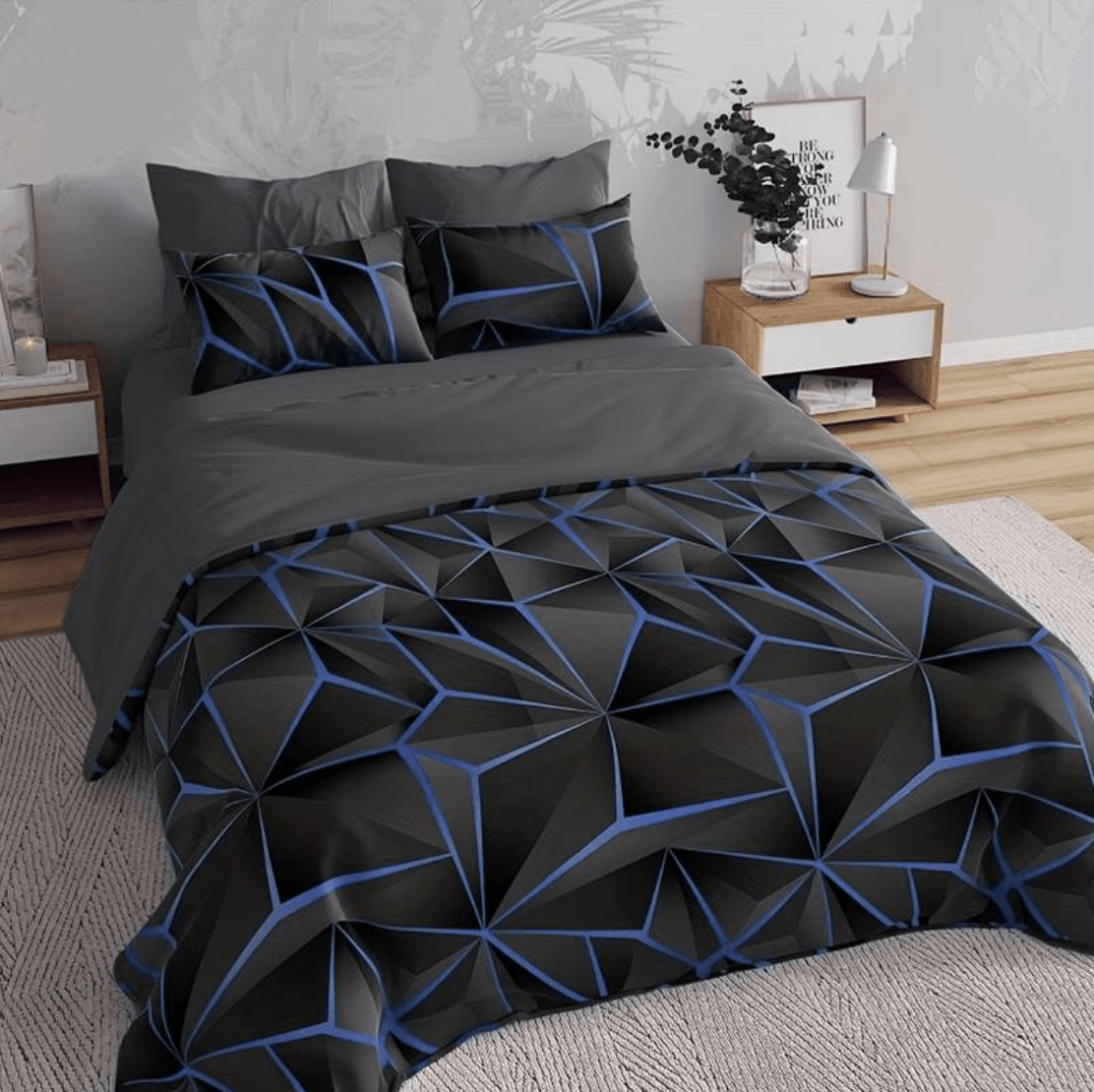 Juego de ropa de cama de microfibra de estilo hotelero