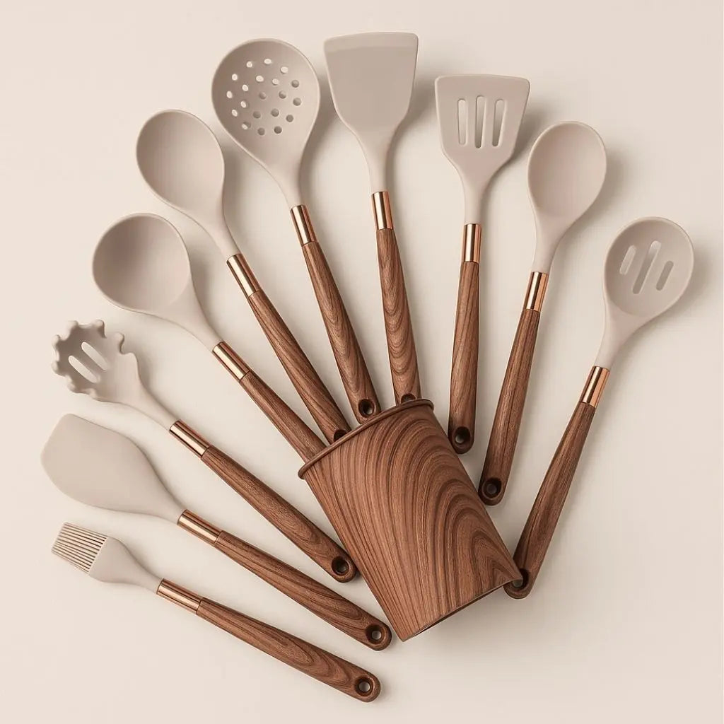 Juego de utensilios de cocina de silicona – 11 piezas