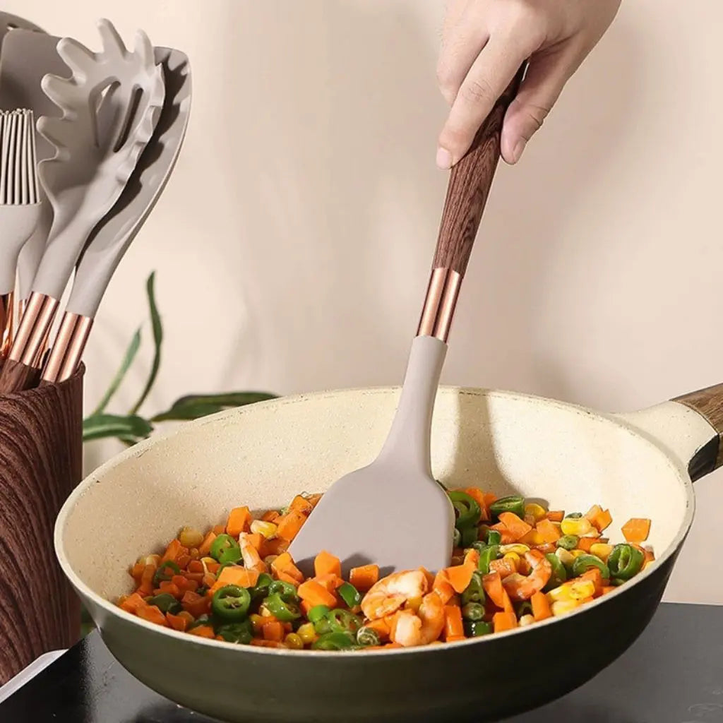 Juego de utensilios de cocina de silicona – 11 piezas