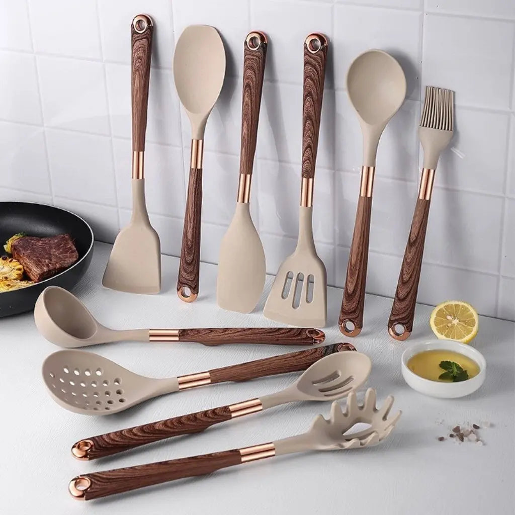 Juego de utensilios de cocina de silicona – 11 piezas