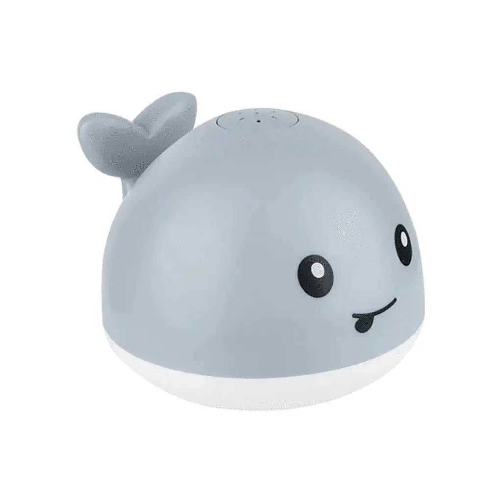 Juguete de baño con forma de ballena y lanzador de agua