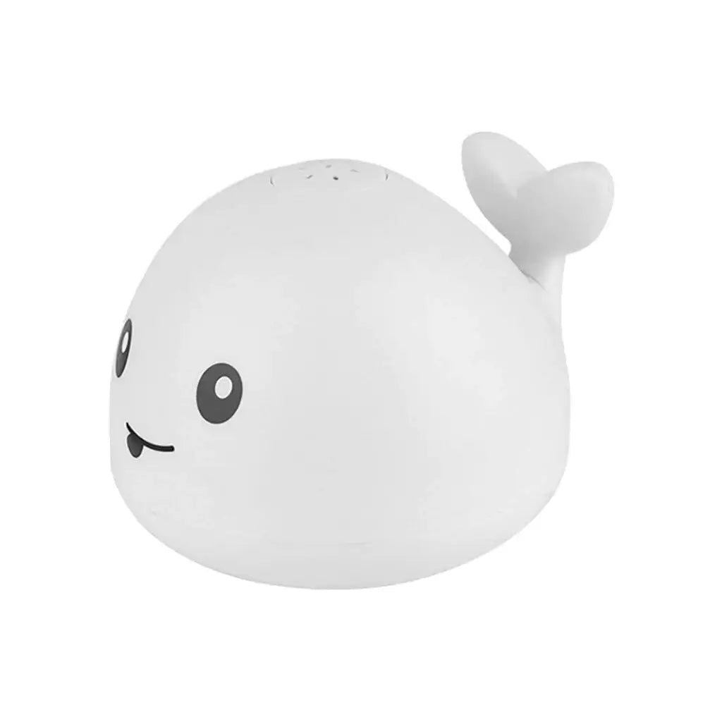 Juguete de baño con forma de ballena y lanzador de agua