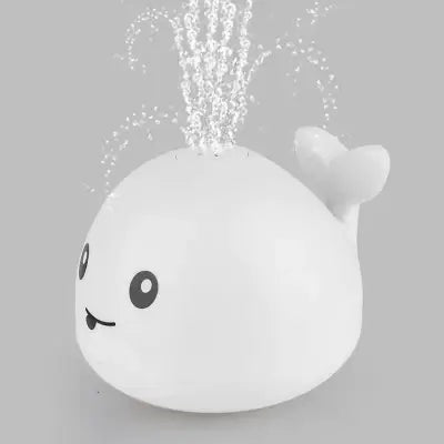 Juguete de baño con forma de ballena y lanzador de agua