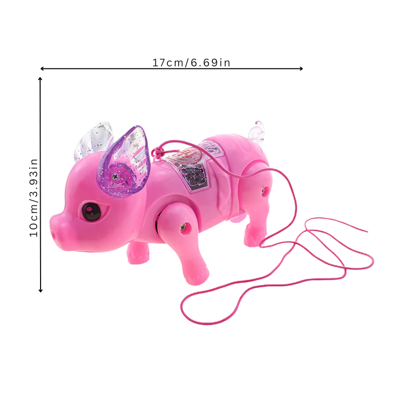 Juguete de cerdito caminante musical para niños