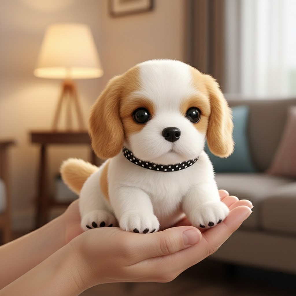 Juguete de Peluche Interactivo de Perrito - Movimiento y Sonido Realistas - Compañía Infantil