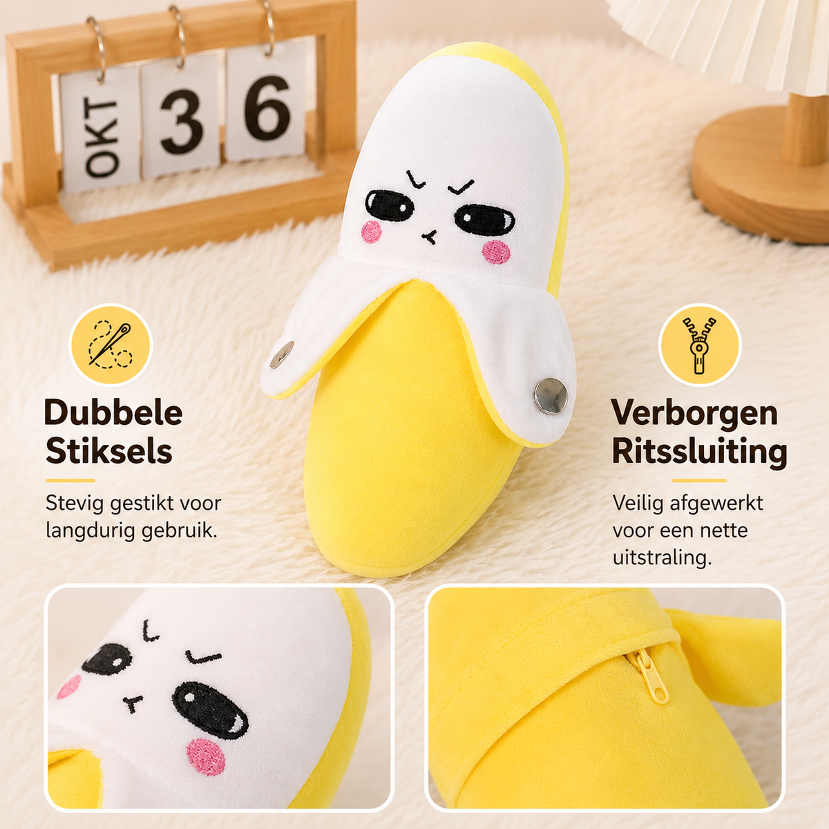Juguete de peluche interactivo musical con forma de fruta sensible al tacto