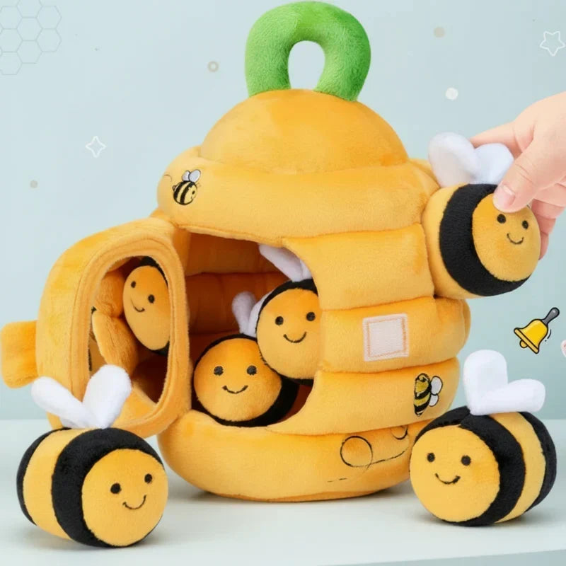 Juguete de peluche sensorial del bosque