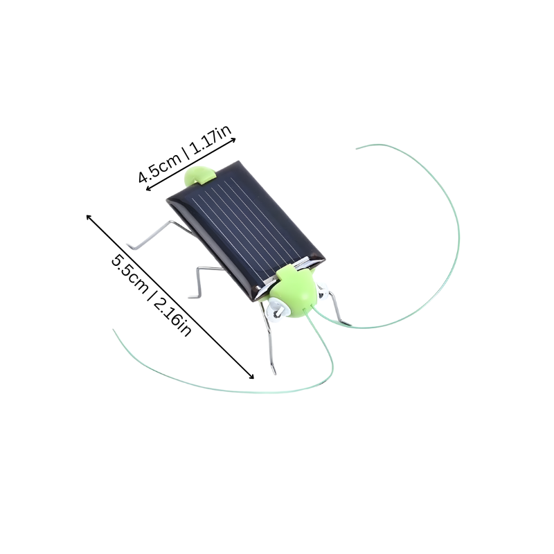 Juguete de saltamontes saltarín con energía solar para niños