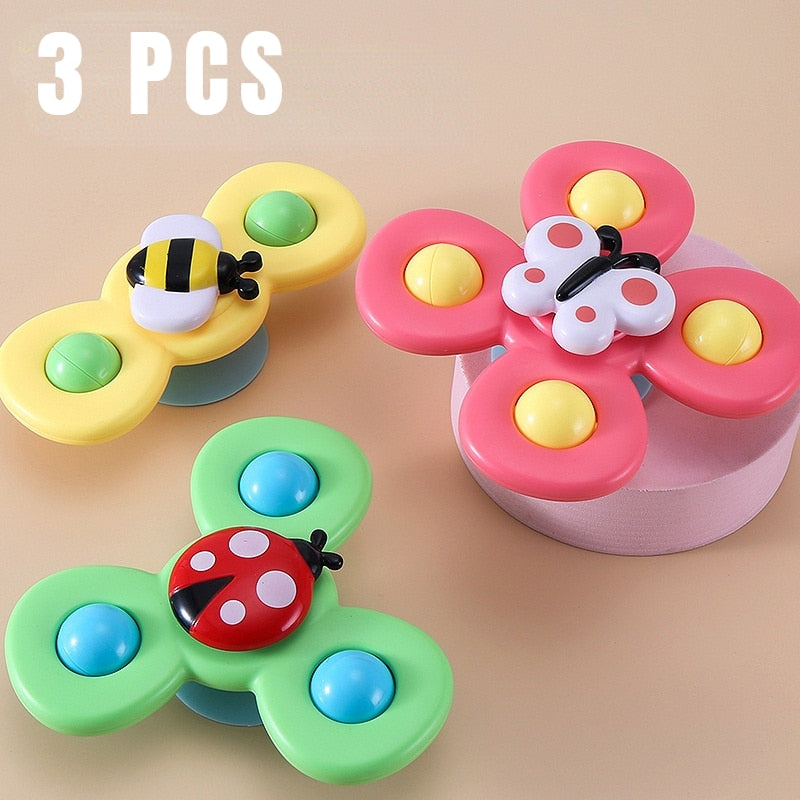 Juguete fidget spinner con ventosa