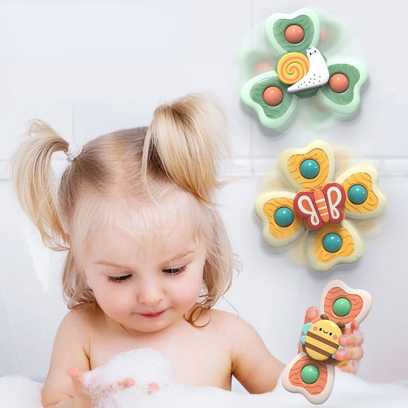 Juguete fidget spinner con ventosa