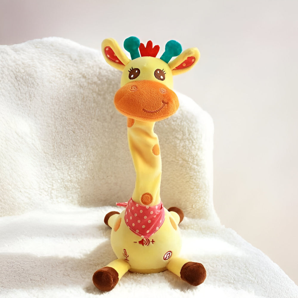 Juguete interactivo de peluche de jirafa que canta - Compañero musical para niños