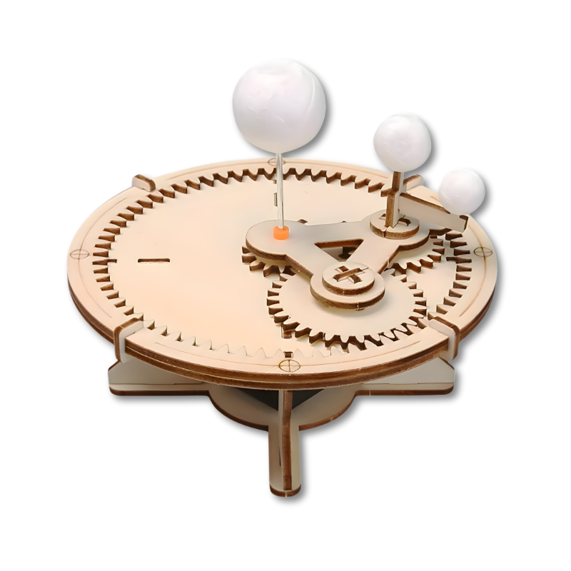 Kit de construcción de vehículo eléctrico de madera para niños DIY