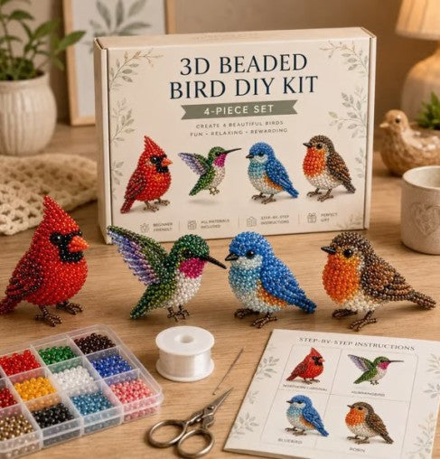 Kit de manualidades con cuentas: Crea divertidas miniaturas