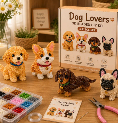 Kit de manualidades con cuentas: Crea divertidas miniaturas