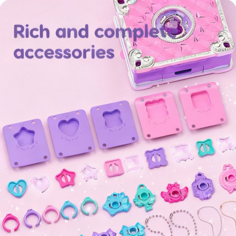 Kit de manualidades de joyas y pegatinas 3D DIY para niños