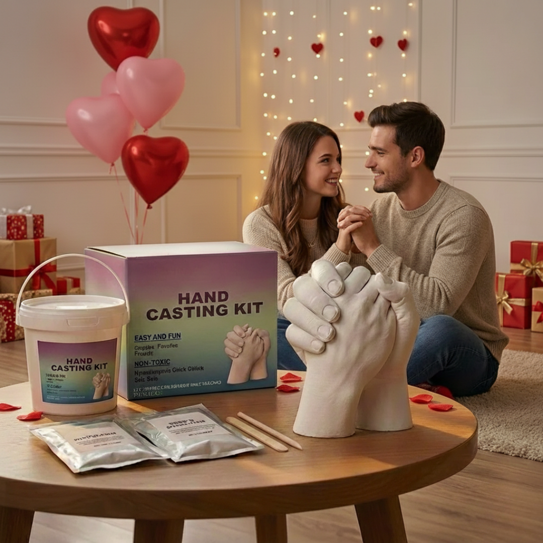 Kit de moldeado de manos – símbolo de amor