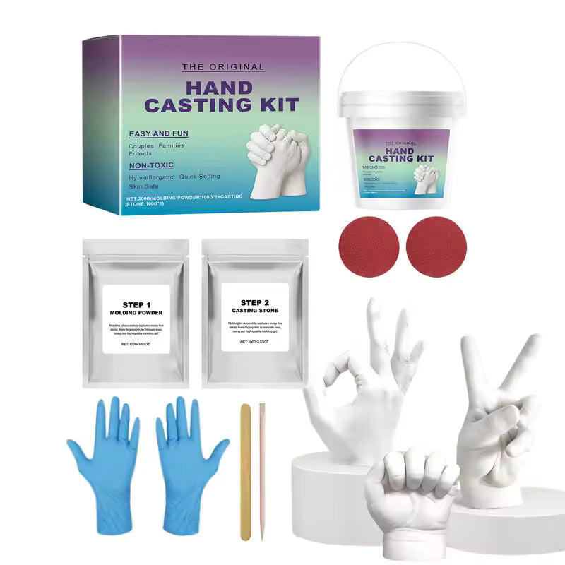Kit de moldeado de manos – símbolo de amor