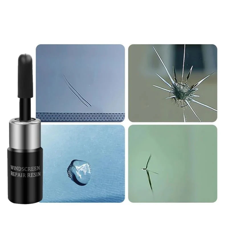 Kit de reparación para vidrio agrietado