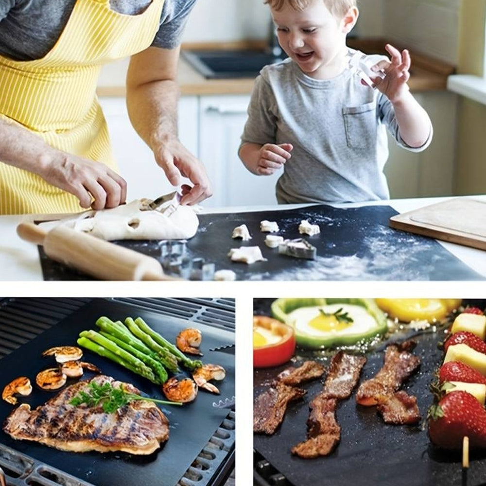 Láminas Antiadherentes de Teflón para Barbacoa y Parrilla (5 Piezas)