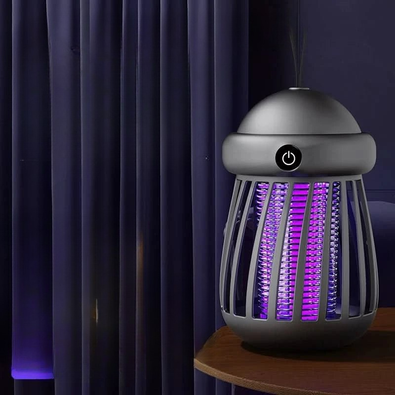 Lámpara atrapainsectos eléctrica UV con rejilla