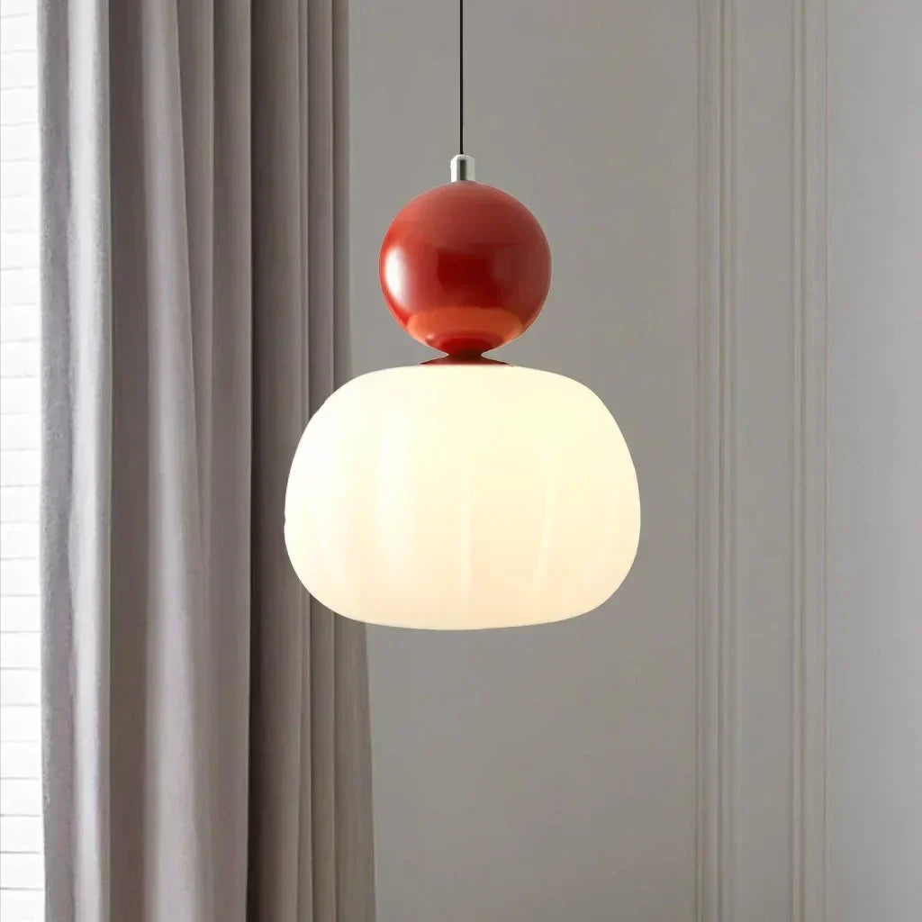 Lámpara colgante Art Déco de diseño Bauhaus - Crema