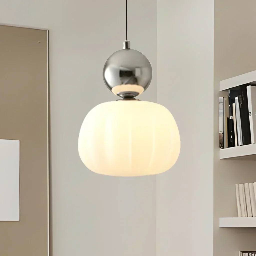 Lámpara colgante Art Déco de diseño Bauhaus - Crema