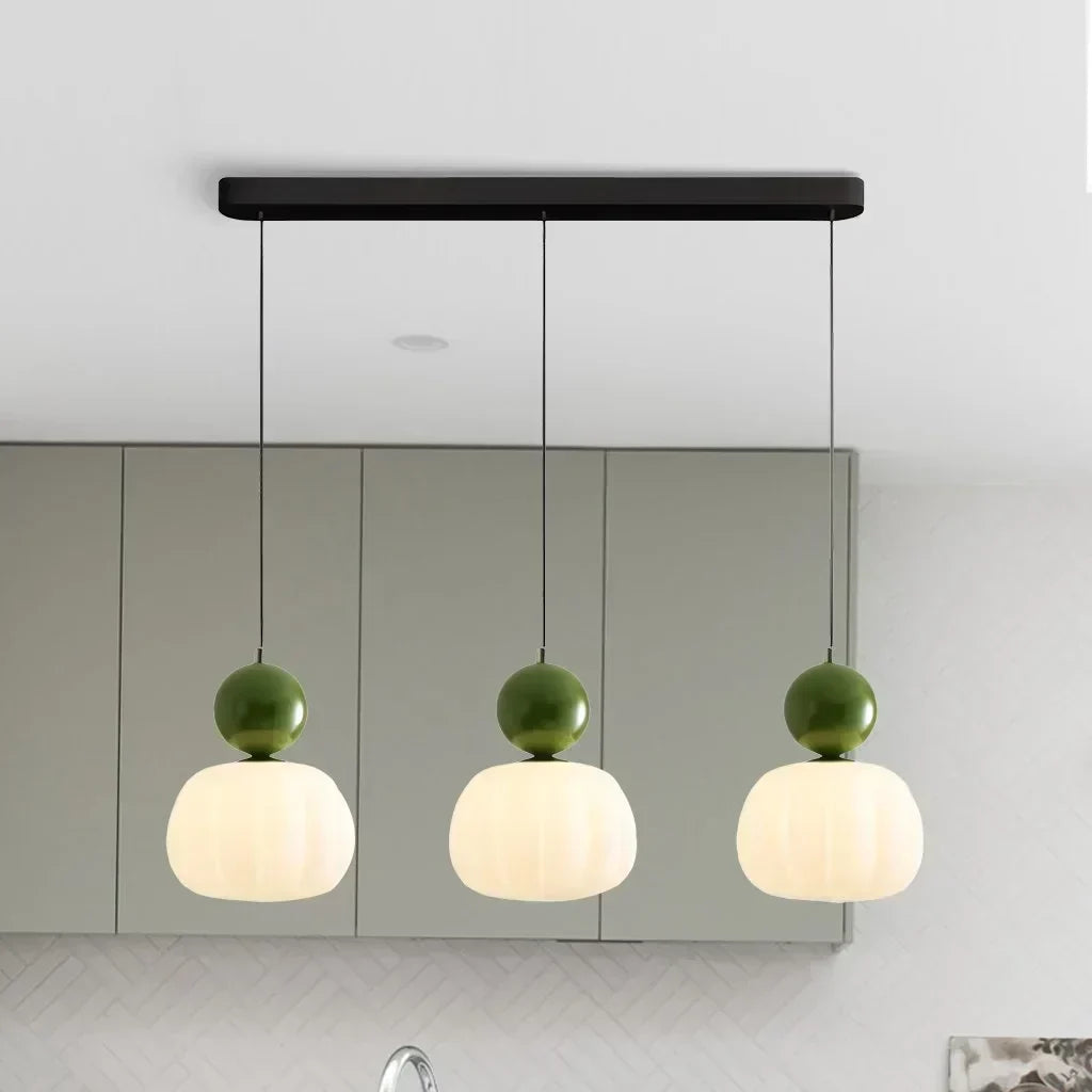 Lámpara colgante Art Déco de diseño Bauhaus - Crema
