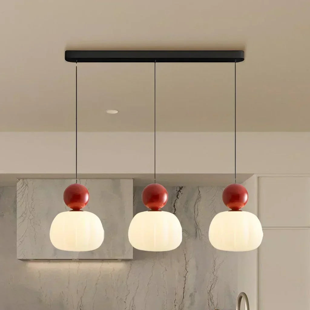 Lámpara colgante Art Déco de diseño Bauhaus - Crema