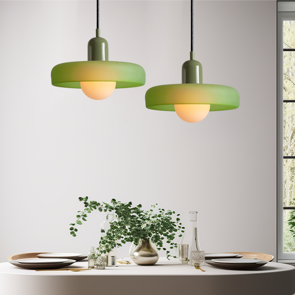 Lámpara Colgante de Cristal de Diseño Bauhaus – Artística, Moderna y Atemporal