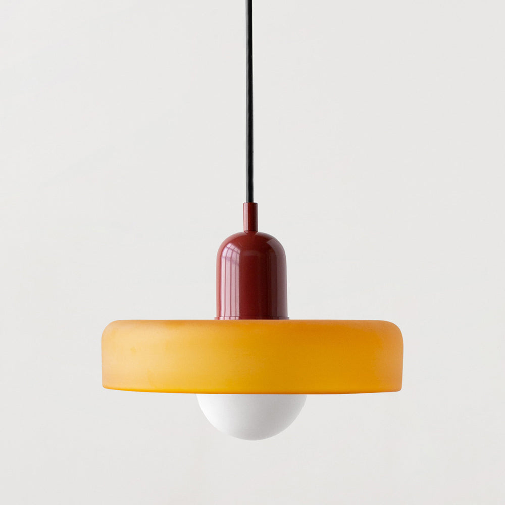 Lámpara Colgante de Cristal de Diseño Bauhaus – Artística, Moderna y Atemporal