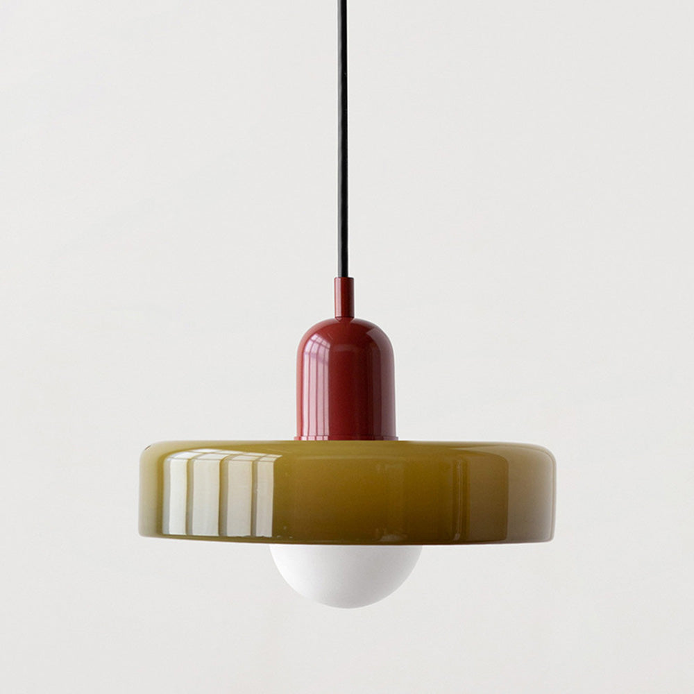 Lámpara Colgante de Cristal de Diseño Bauhaus – Artística, Moderna y Atemporal