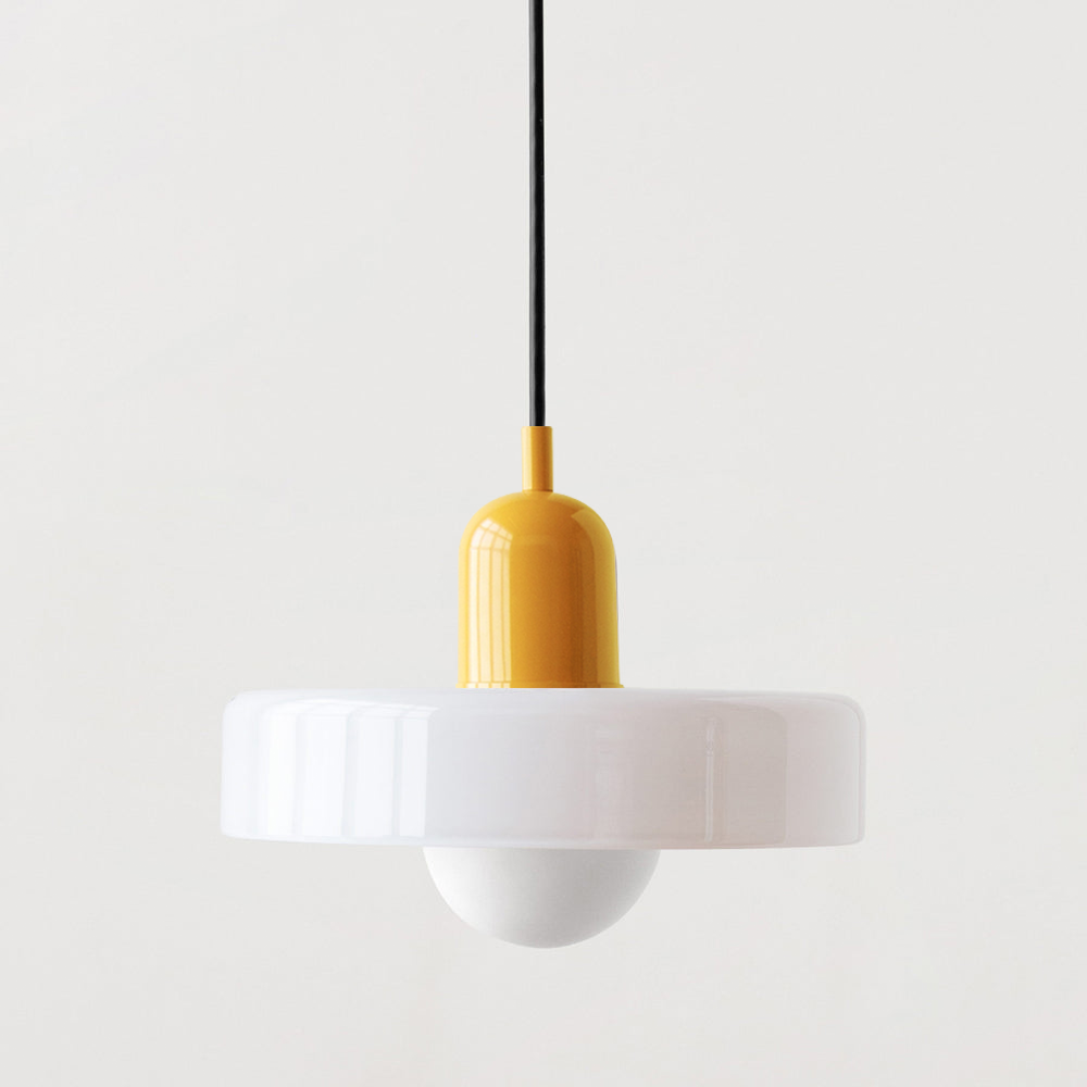 Lámpara Colgante de Cristal de Diseño Bauhaus – Artística, Moderna y Atemporal