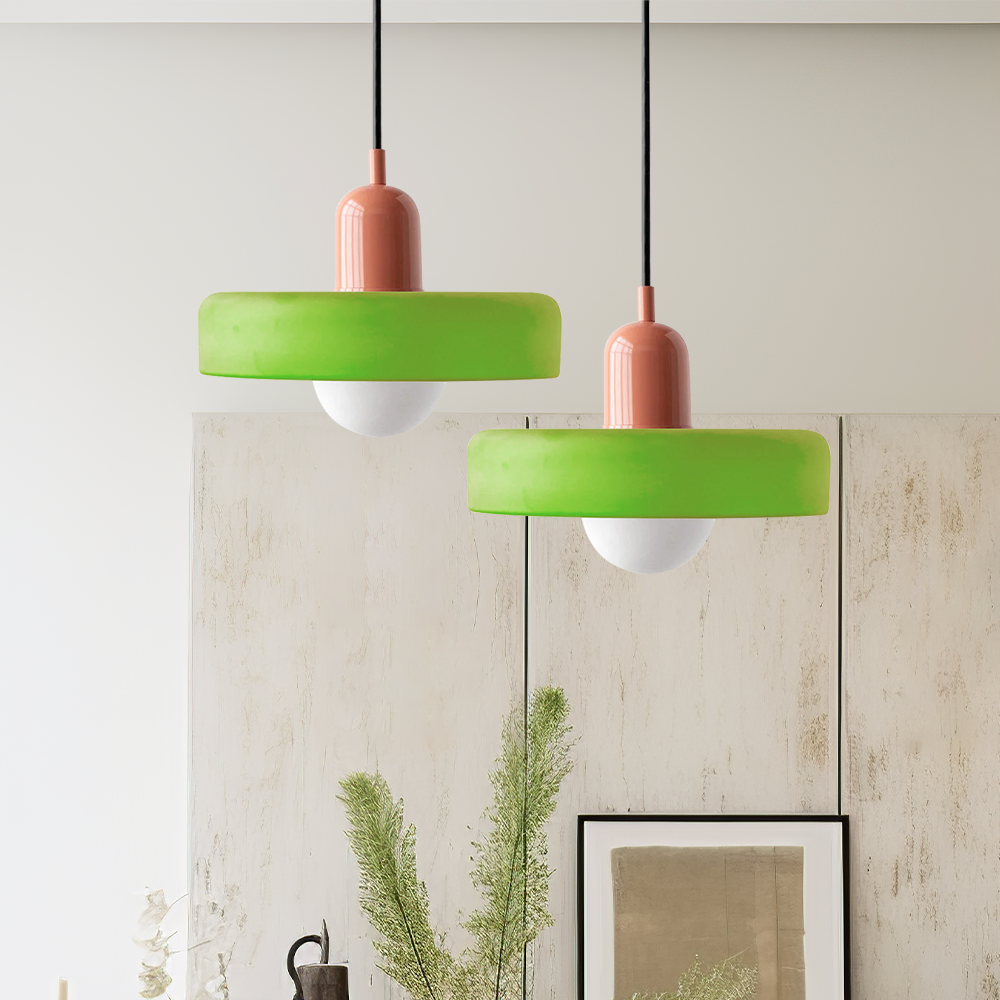 Lámpara Colgante de Cristal de Diseño Bauhaus – Artística, Moderna y Atemporal