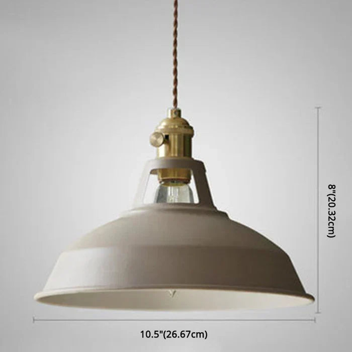 Lámpara colgante retro industrial