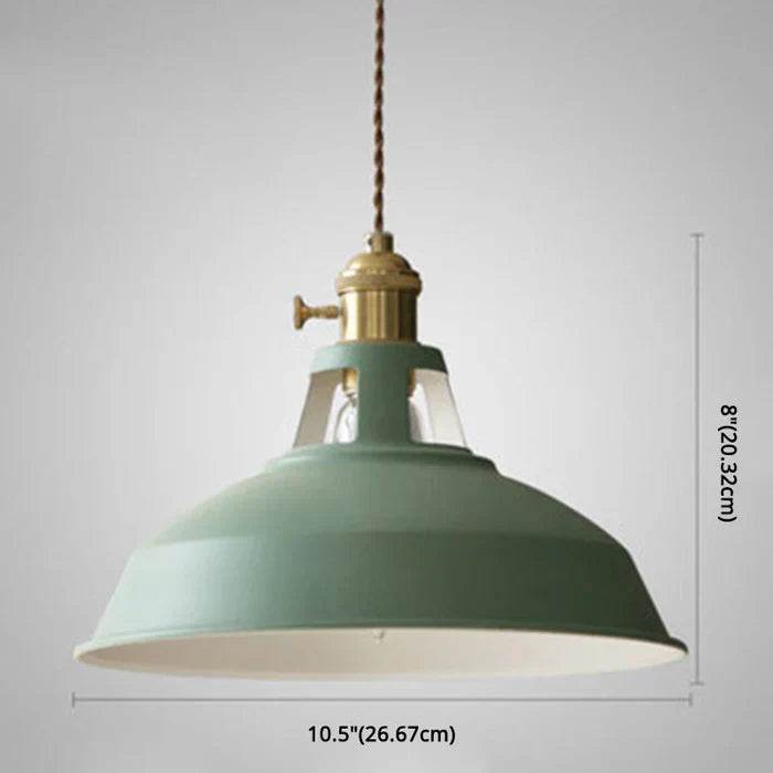 Lámpara colgante retro industrial
