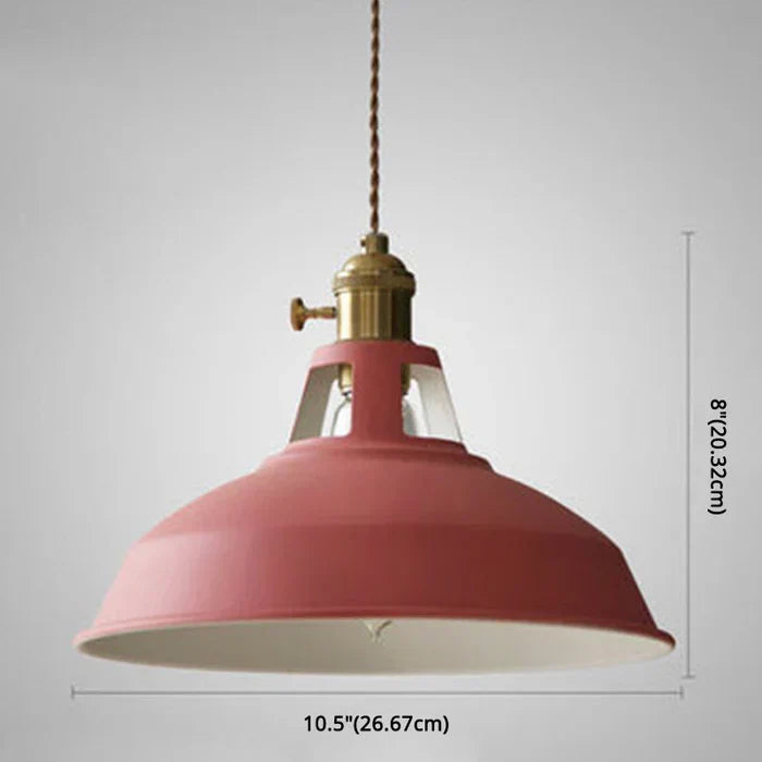 Lámpara colgante retro industrial