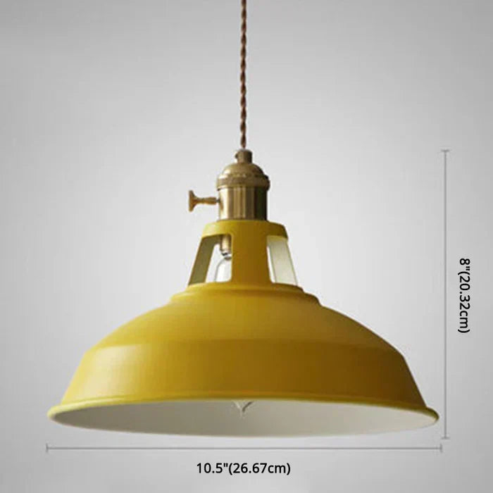 Lámpara colgante retro industrial