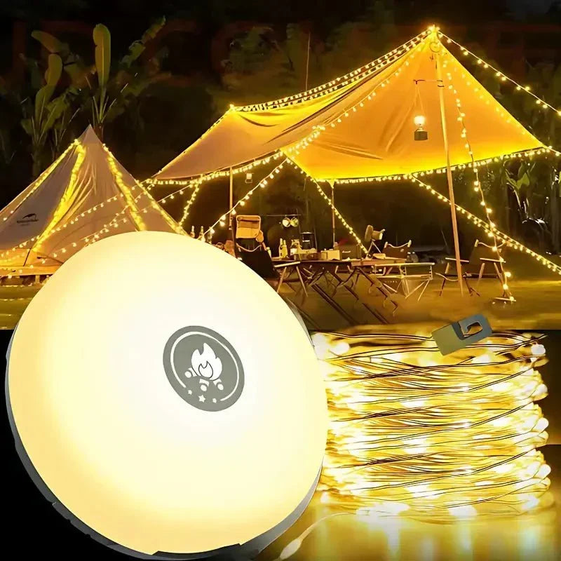 Lámpara de camping extensible 4 en 1