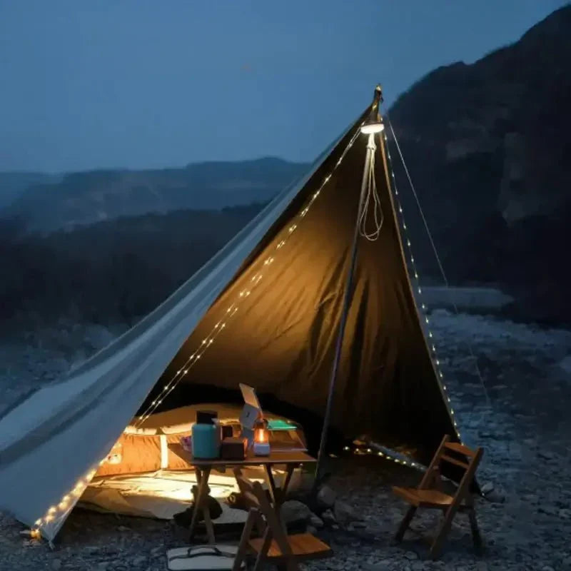Lámpara de camping extensible 4 en 1