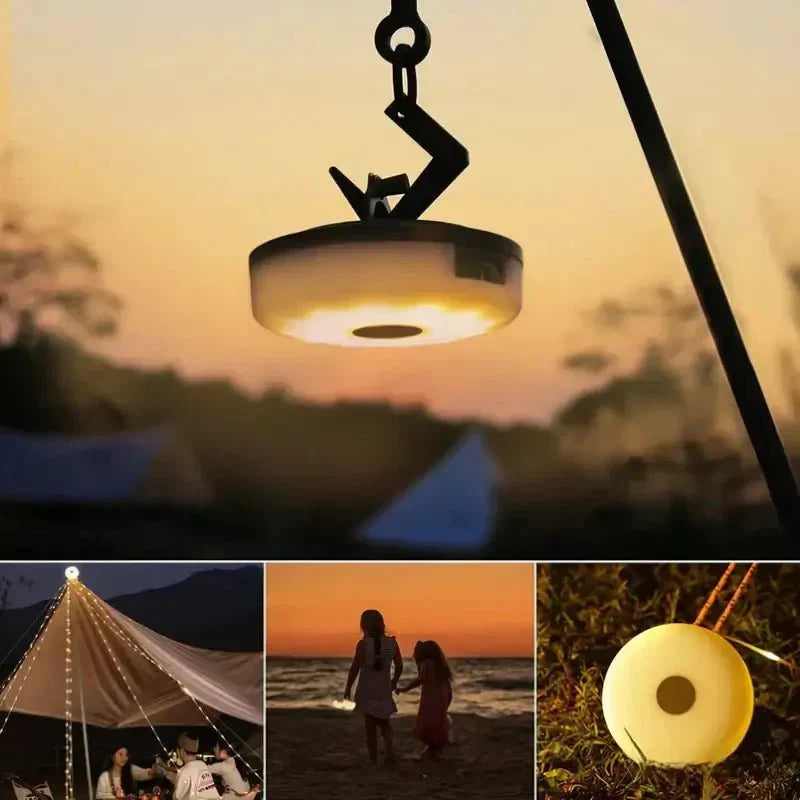 Lámpara de camping extensible 4 en 1