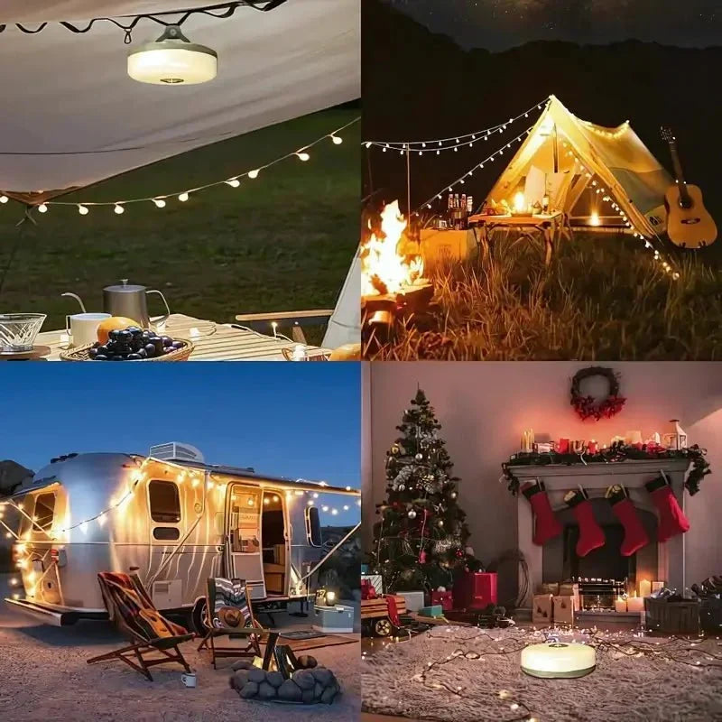 Lámpara de camping extensible 4 en 1