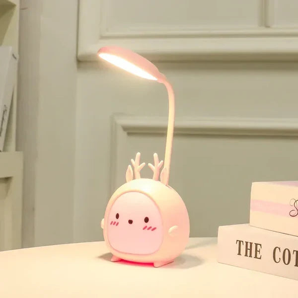 Lámpara de lectura infantil con protección ocular y luz nocturna USB
