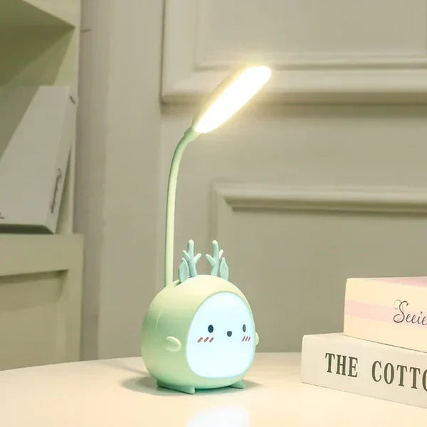 Lámpara de lectura infantil con protección ocular y luz nocturna USB