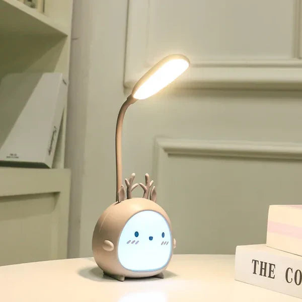 Lámpara de lectura infantil con protección ocular y luz nocturna USB