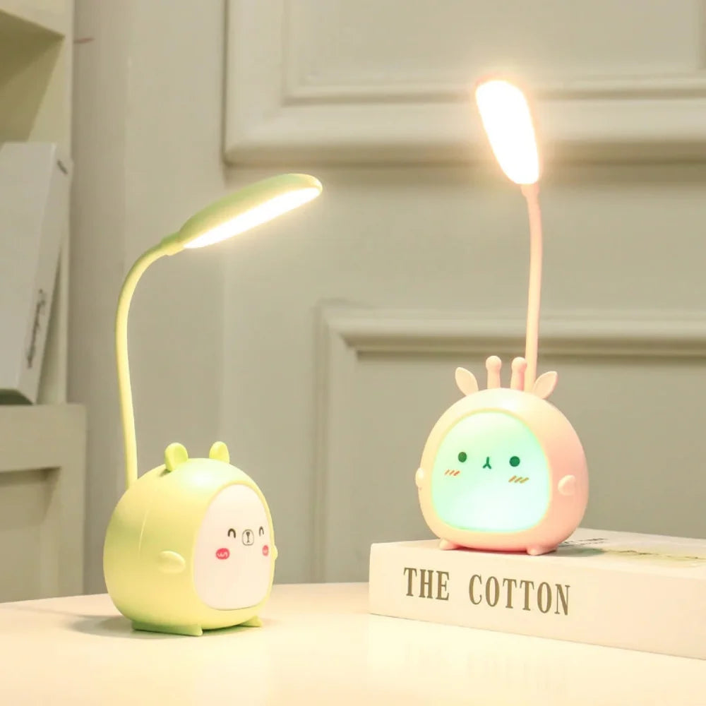 Lámpara de lectura infantil con protección ocular y luz nocturna USB