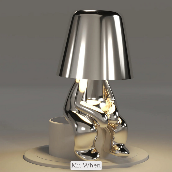 Lámpara de mesa inalámbrica – Lámpara LED de diseño recargable con luz regulable (blanco cálido)