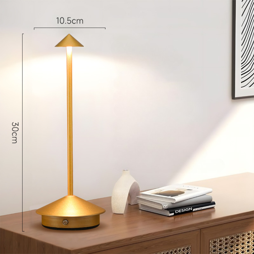 Lámpara de Mesa | Inalámbrica | Regulador Táctil y Carga USB