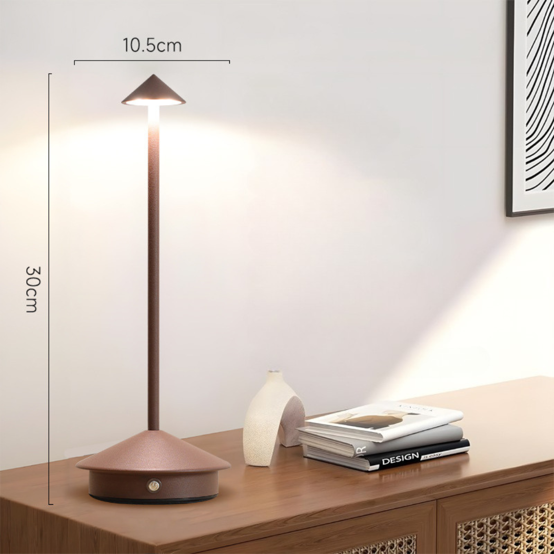 Lámpara de Mesa | Inalámbrica | Regulador Táctil y Carga USB